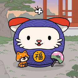 Neko Daruma #284