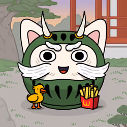Neko Daruma #315
