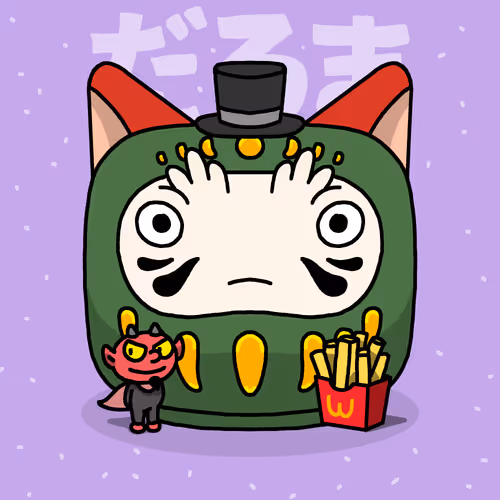 Neko Daruma #50