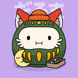 Neko Daruma #268