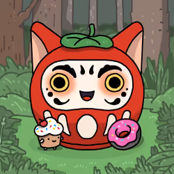 Neko Daruma #175