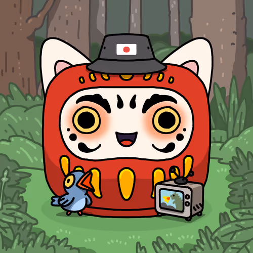 Neko Daruma #98