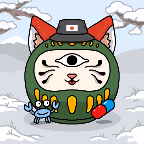 Neko Daruma #366