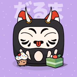 Neko Daruma #321