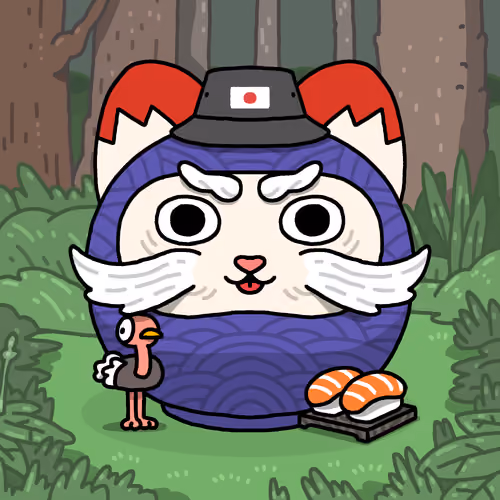 Neko Daruma #473