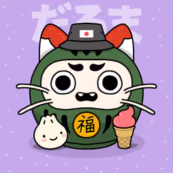 Neko Daruma #51