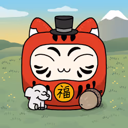 Neko Daruma #57