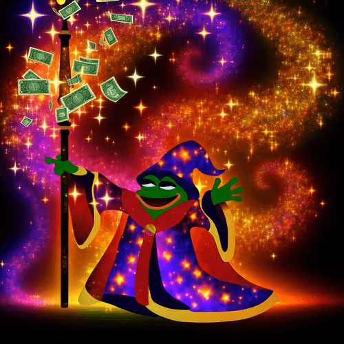 Pepe Trump Maga Wizard Cash