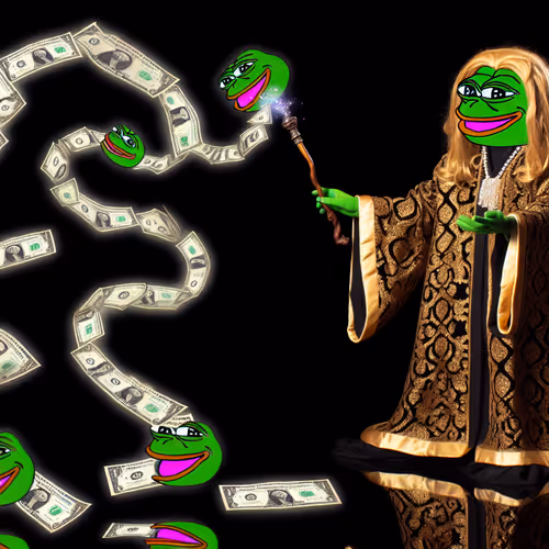 Pepe Trump Maga Wizard Cash