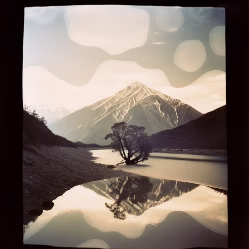 Polaroid Landscape By Warwick