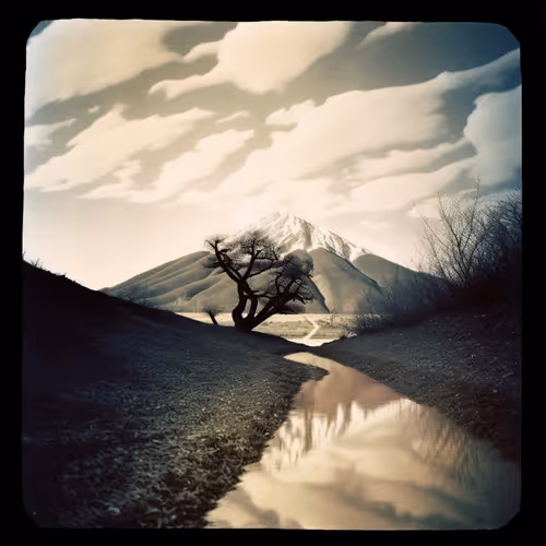 Polaroid Landscape By Warwick