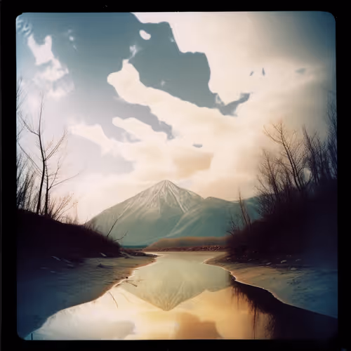 Polaroid Landscape By Warwick
