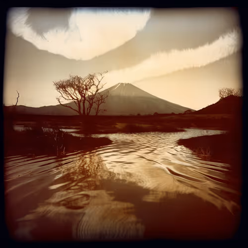 Polaroid Landscape By Warwick