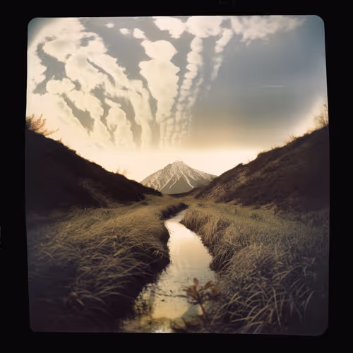 Polaroid Landscape By Warwick