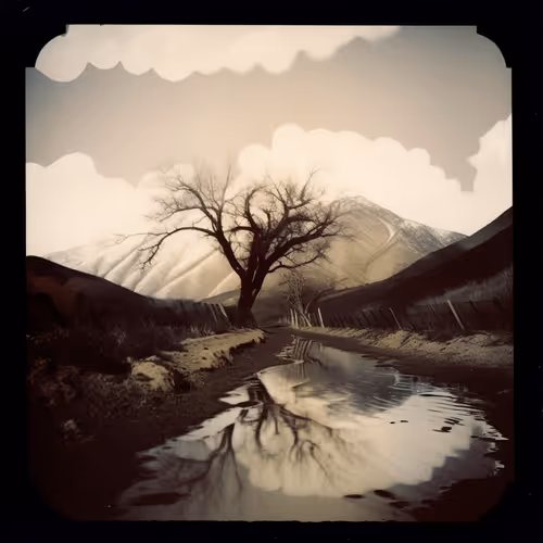 Polaroid Landscape By Warwick