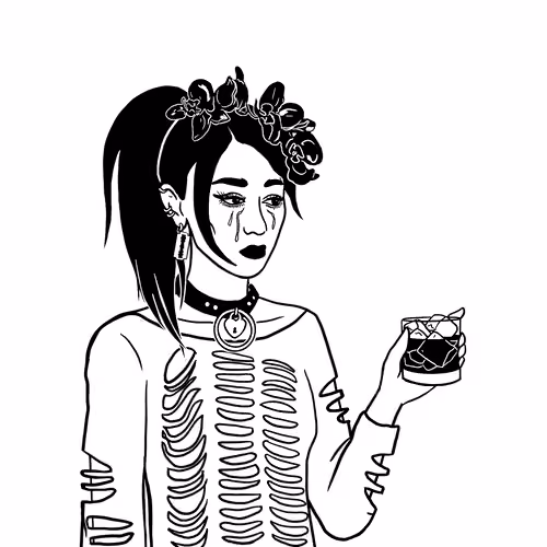 Sad Girl #8080