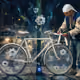The White Bicycle Ribbon #3195