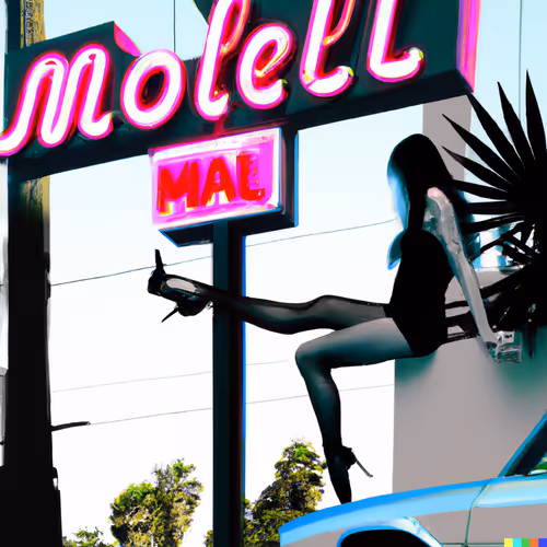 MISS AL SIMPSON x DALL-E 2 - LOST MOTELS