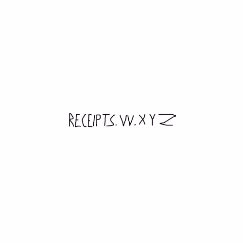 Receipts Vv
