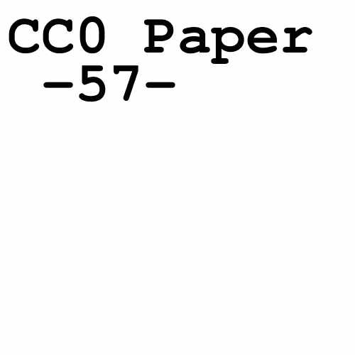 Cc0 Papers