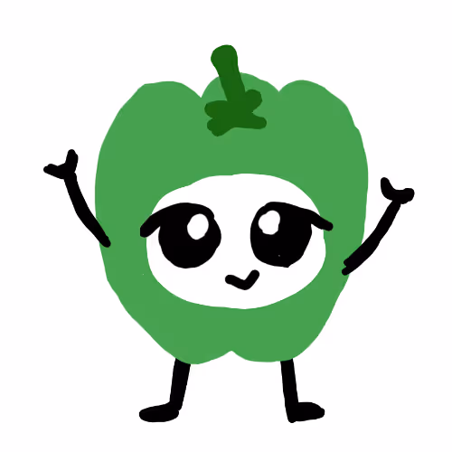 green bell pepper retart