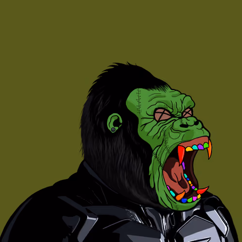 Nervous Gorilla Face #312