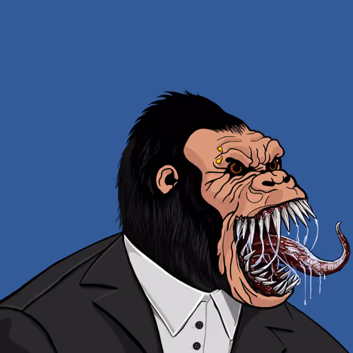 Nervous Gorilla Face #306