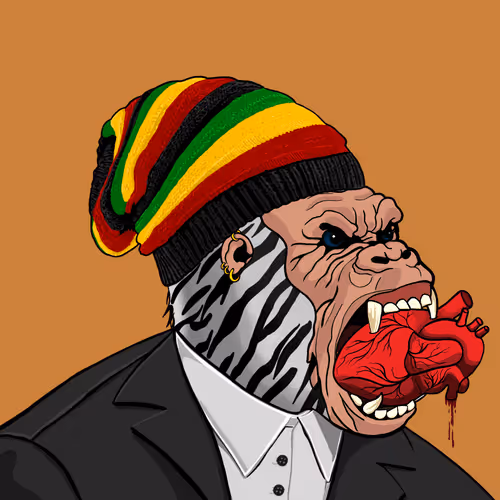 Nervous Gorilla Face #156