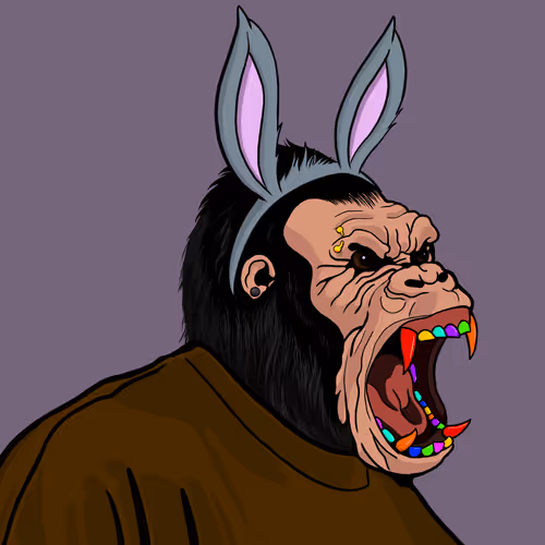 Nervous Gorilla Face #313