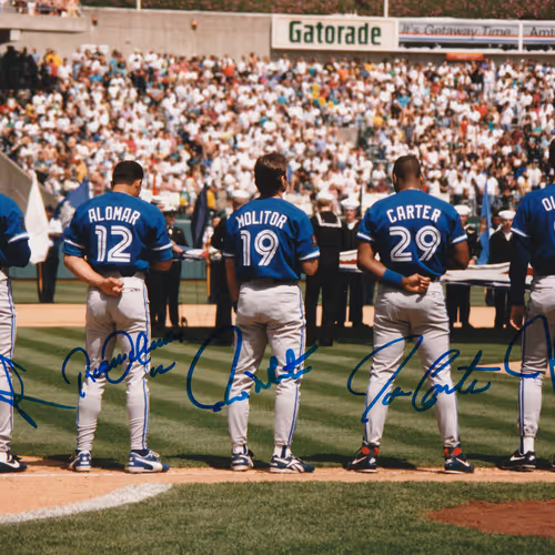 LINK Toronto Blue Jays autograph collection