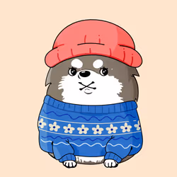 Fluffy Pup #2893