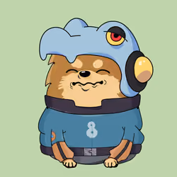 Fluffy Pup #4025