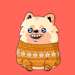 Fluffy Pup #7435
