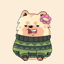 Fluffy Pup #7412