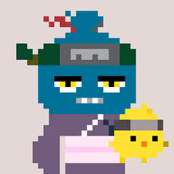 A Happy Nounish Year 2023 Mitama-Darkblue #3334
