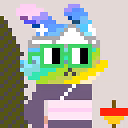 A Happy Nounish Year 2023 Luna-Rainbow #7938