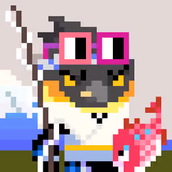 A Happy Nounish Year 2023 Narukami-Emperor penguin #4536