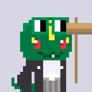 A Happy Nounish Year 2023 Orochi-Green #6590