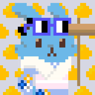 A Happy Nounish Year 2023 Luna-Blue #4194
