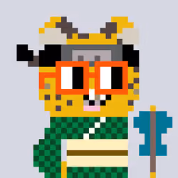 A Happy Nounish Year 2023 Leelee-Leopard #9711