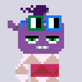 A Happy Nounish Year 2023 Mitama-Purple #9542