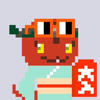 A Happy Nounish Year 2023 Orochi-Red #5232