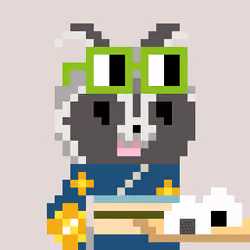 A Happy Nounish Year 2023 Leelee-Raccoon #845