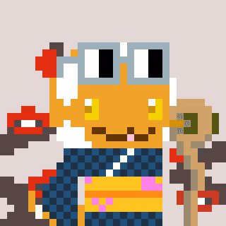 A Happy Nounish Year 2023 Orochi-Splendid garden eel #1263