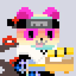 A Happy Nounish Year 2023 Leelee-Pinkyrainbow #1697