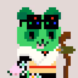 A Happy Nounish Year 2023 Leelee-Gummypanda-melon #10266