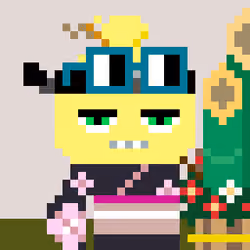A Happy Nounish Year 2023 Mitama-Yellow #8616
