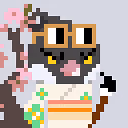 A Happy Nounish Year 2023 Narukami-Java sparrow #10558