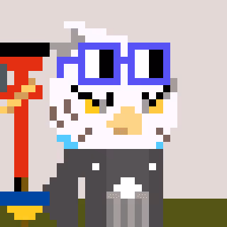 A Happy Nounish Year 2023 Narukami-Blue budgie #3877