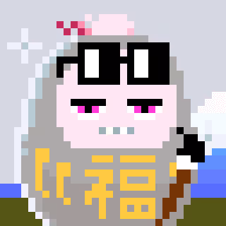 A Happy Nounish Year 2023 Mitama-Pink #3611